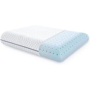 Gel Memory Foam Pillow – Cooling & Ventilated - 1 Pack Standard Size - Washable